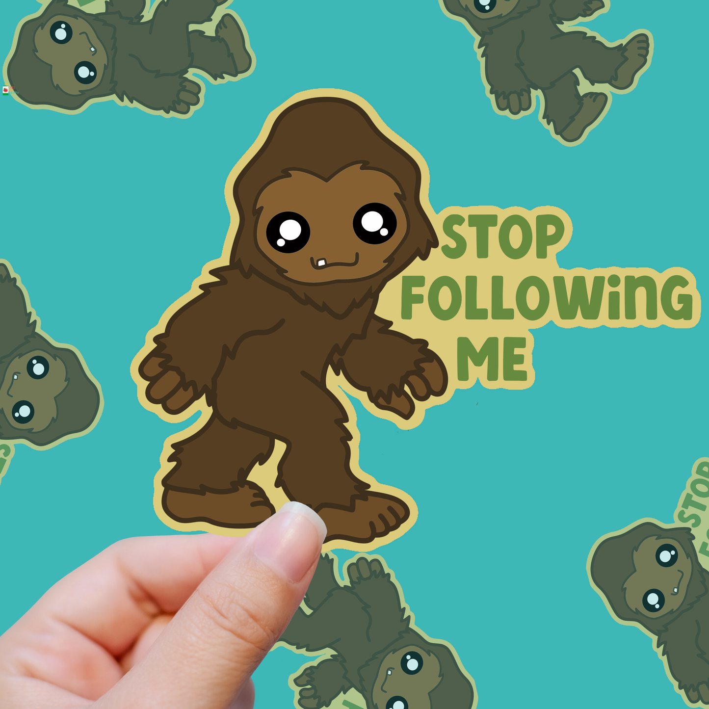 Bigfoot – Certified Hide & Seek Champion vinyl sticker