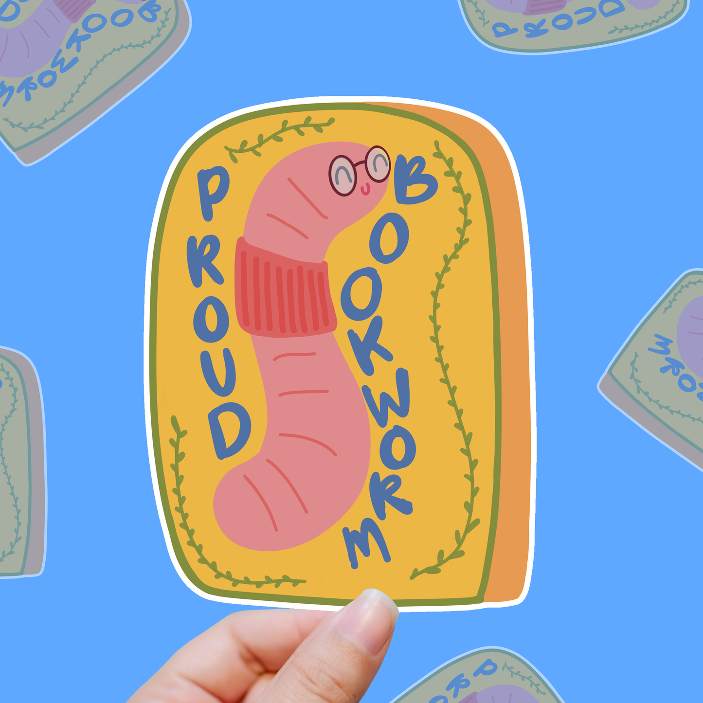 Proud Bookworm – Fully Booked vinyl sticker