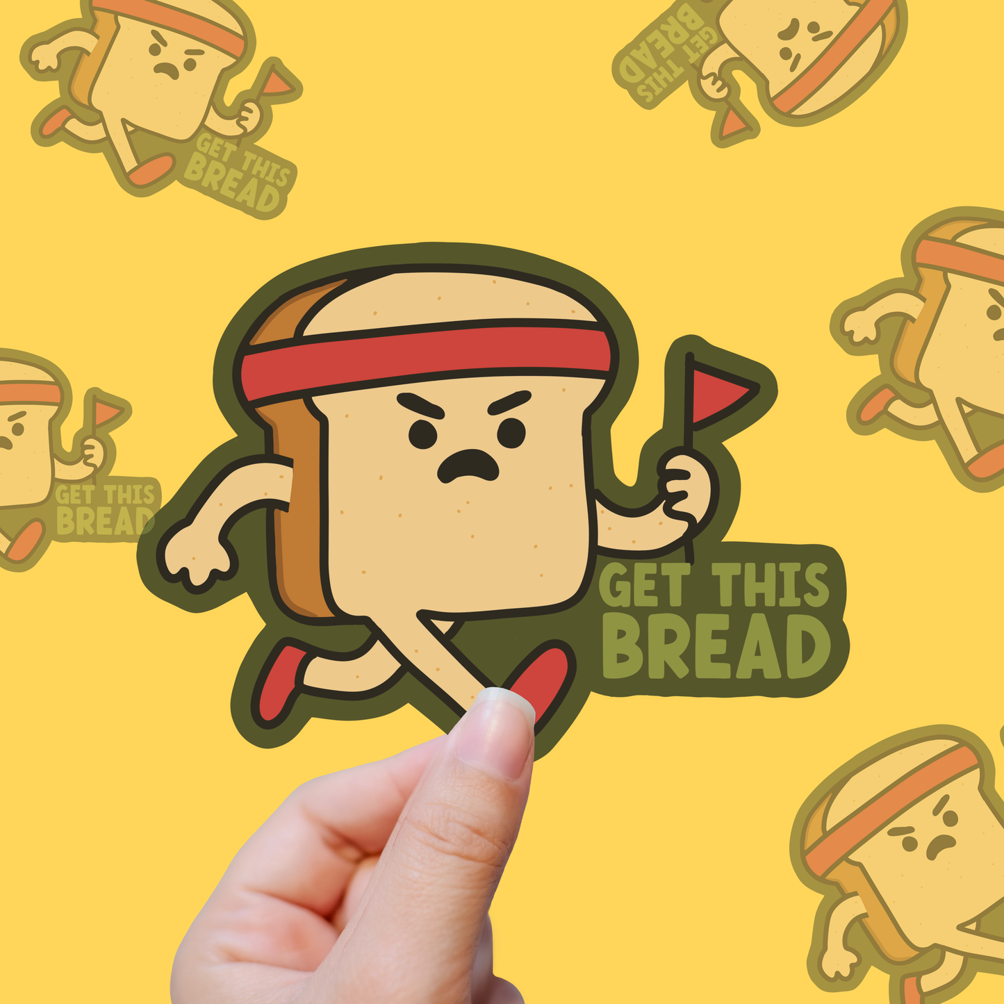 Get This Bread – Motivational Carb vinyl sticker