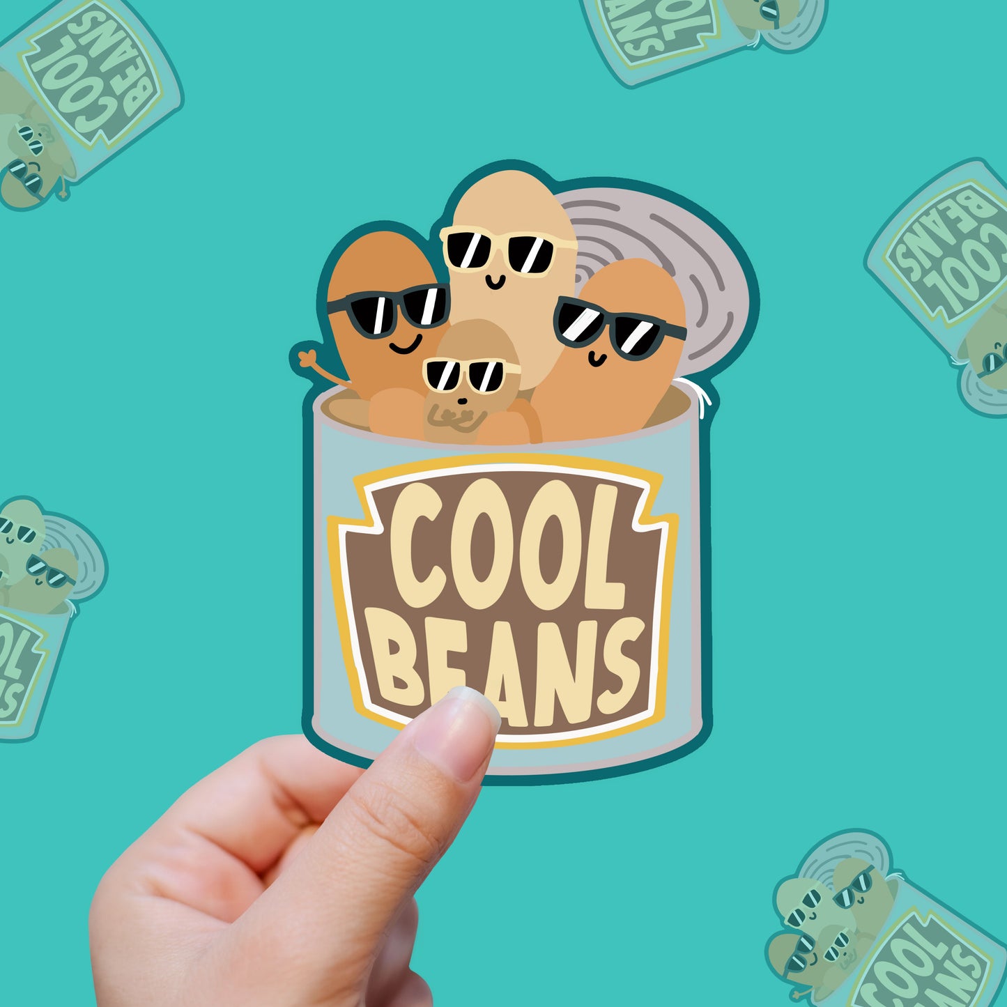 Cool Beans – Chill Little Beans Who Have It Together Vinyl Sticker
