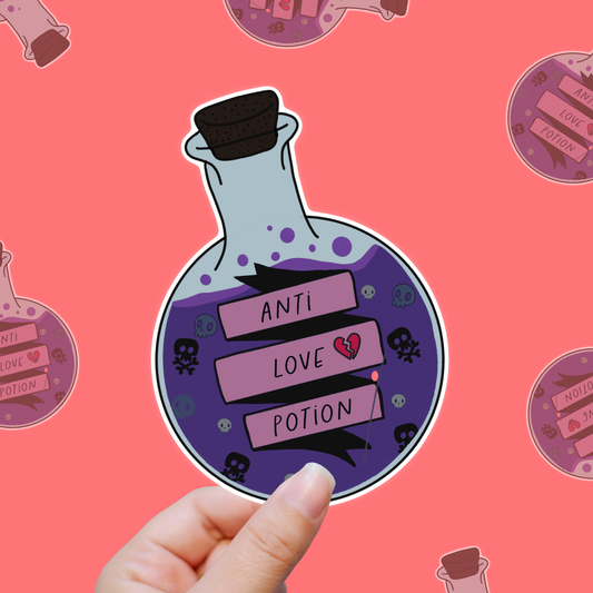Anti-Love Potion – Brew of Nope vinyl sticker