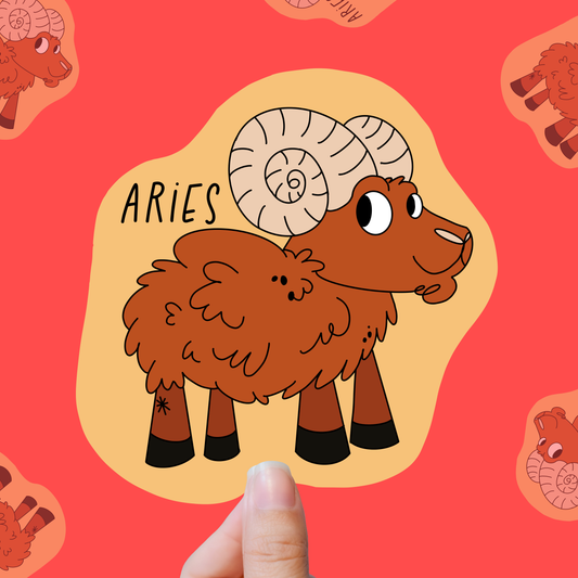 Aries Baby – Spark, Fire, Chaos vinyl sticker
