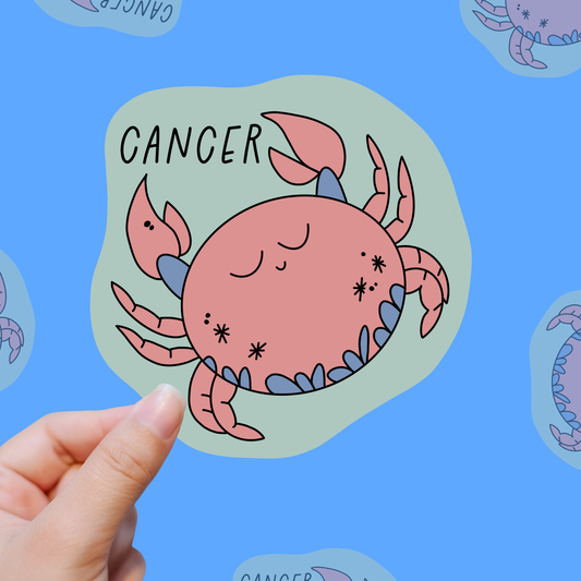 Cancer – Crybaby But Make It Moon Magic vinyl sticker