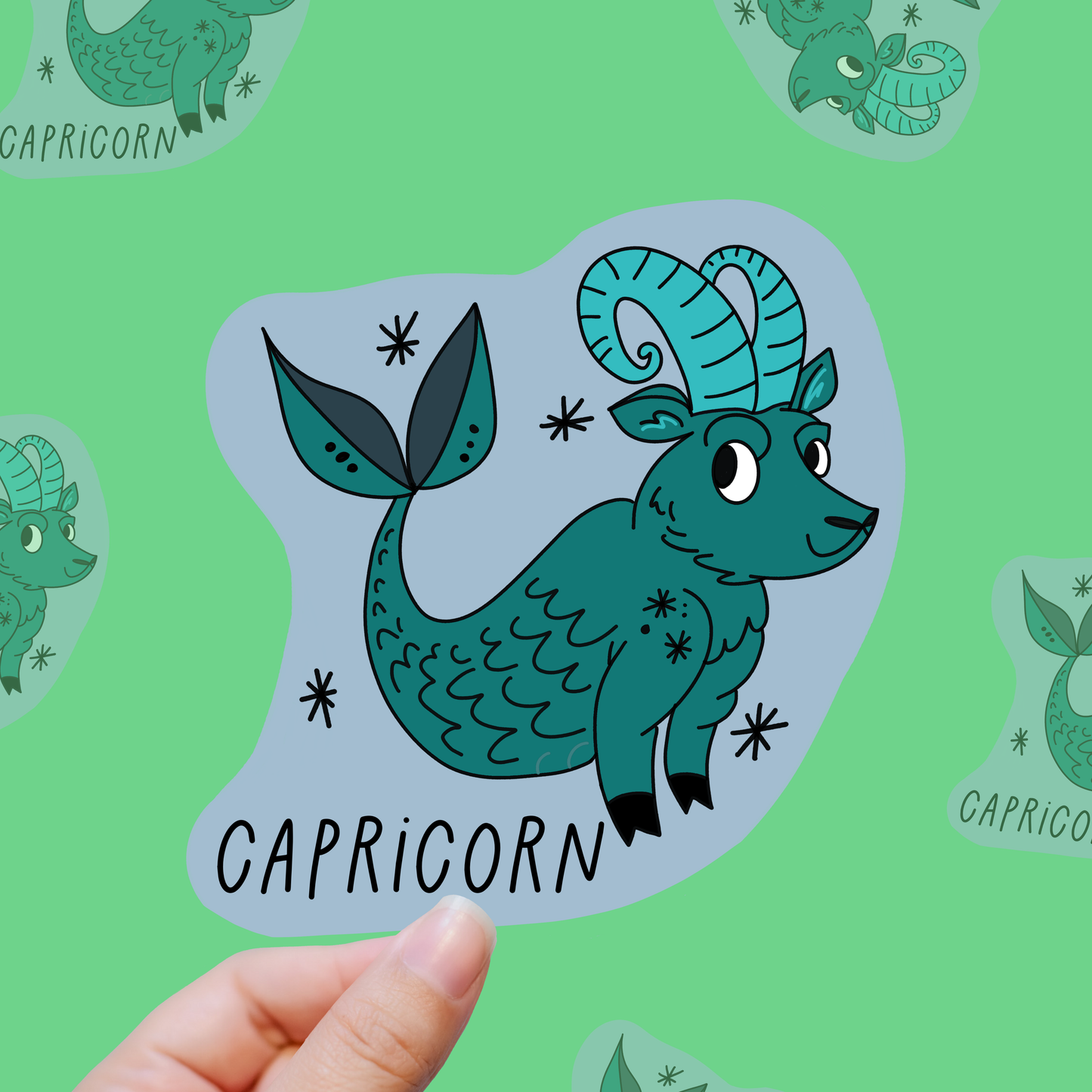 Capricorn – Business Witch Energy vinyl sticker