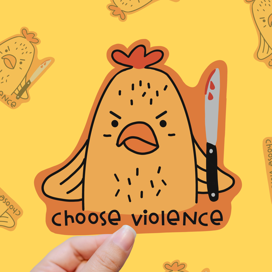 Choose Violence – Chaos Coordinator vinyl sticker
