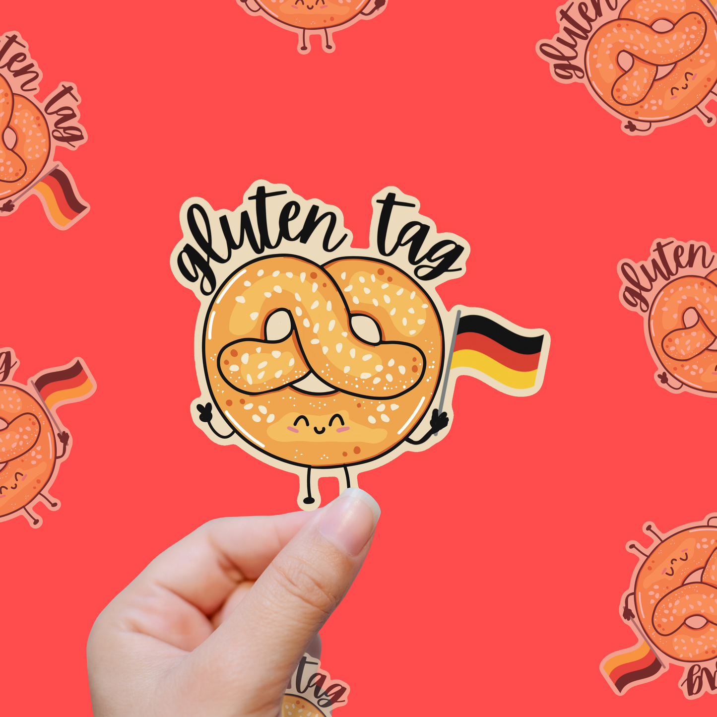 Gluten Tag – Good Morning, Carb Fans vinyl sticker