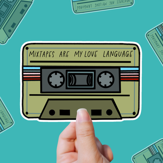 Mixtape Love – Analog Romance vinyl sticker
