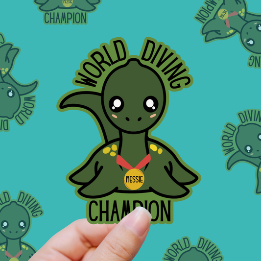 Nessie – Loch & Loaded vinyl sticker