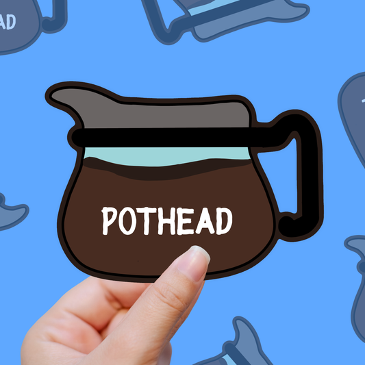 Pothead – For the Bean-Obsessed vinyl sticker