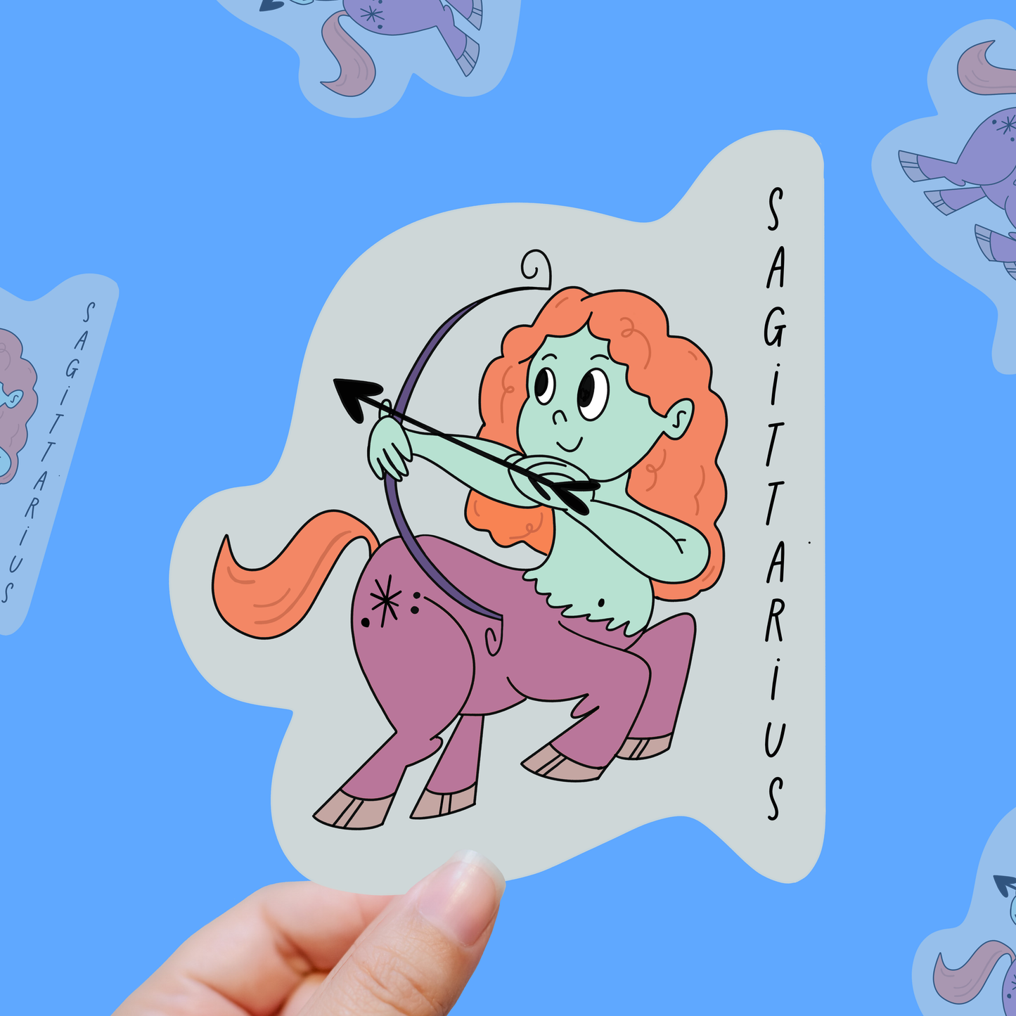 Sagittarius – Chaos With a Compass vinyl sticker