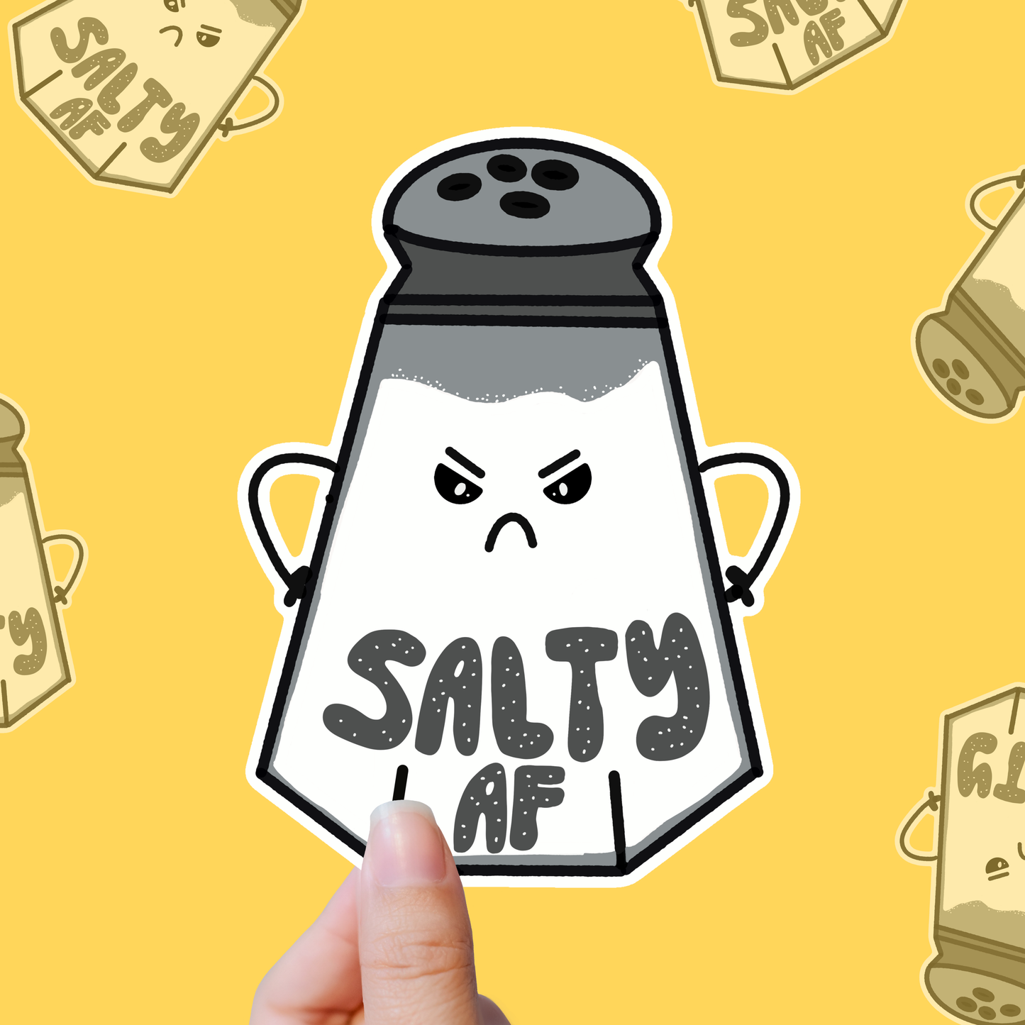 Salty AF – Seasoned With Spite vinyl sticker
