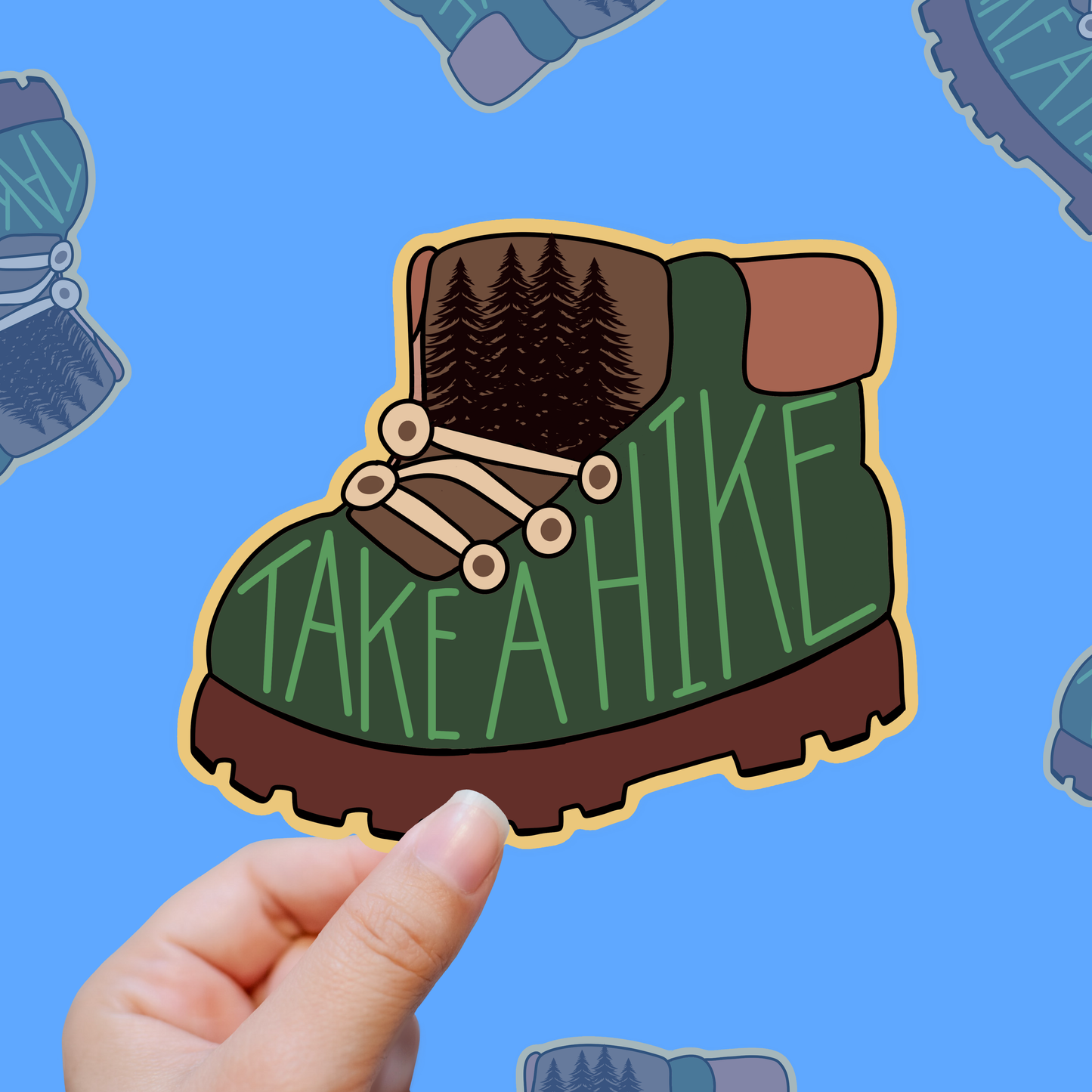Take a Hike – Literally vinyl sticker