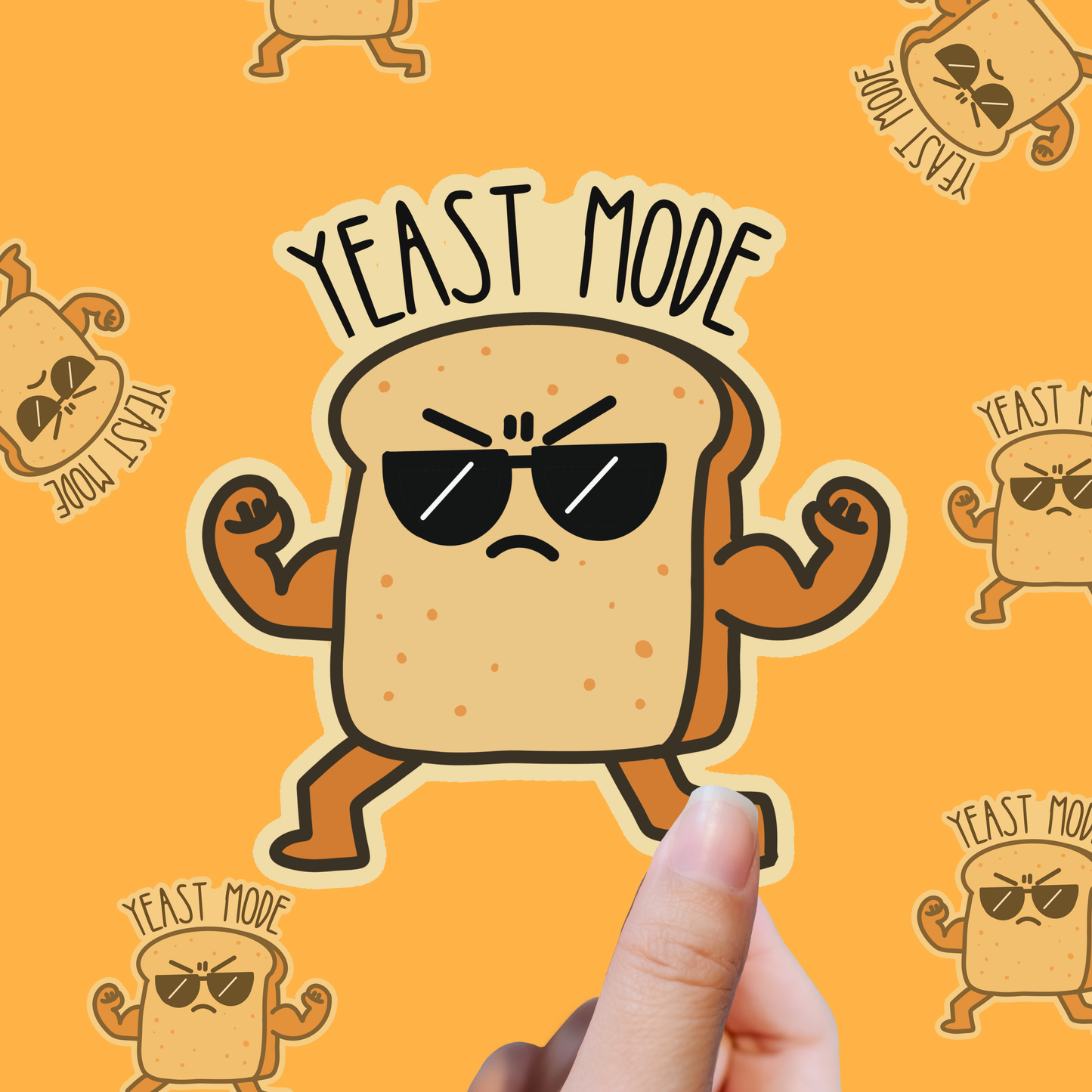 Yeast Mode – Rise & Slay vinyl sticker